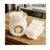 Sweet Sakina Wax Melts – Baked Apple, Whipped Sugar & Vanilla Embers | 6oz Coconut Wax Clamshell | Cozy & Comforting Dessert Scent