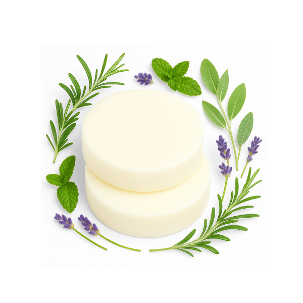 Nur & Nourish Conditioner Bar – Rosemary & Peppermint (Solid, 3 oz, Plastic-Free Tin)