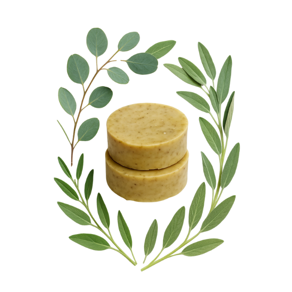 Arwa Clarity Shampoo Bar – Eucalyptus & Sage- 3 ounces