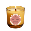Sweet Sakina – 12oz Coconut Apricot Wax Candle | Champagne Sonoma Jar with Wooden Wick | Baked Apple, Whipped Sugar & Vanilla Embers