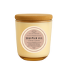Bohemian Veil – 12oz Coconut Apricot Wax Candle | Champagne Sonoma Jar with Wooden Wick | Dark Rose, Smoked Patchouli & Vanilla Cream