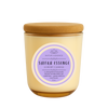 Shifah Essence – 12oz Coconut Apricot Wax Candle | Champagne Sonoma Jar with Wooden Wick | Chamomile Blossom, Lavender & Vanilla Bean