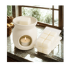 Sacred Woods Wax Melts – Cypress, Palo Santo & Sandalwood | 6oz Coconut Wax Clamshell | Earthy & Meditative Scent