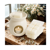 Fajr Boost Wax Melts – Green Tea, Lemongrass & White Tea Blossom | 6oz Coconut Wax Clamshell | Fresh & Energizing Scent