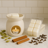 Silk & Spices Wax Melts – Spiced Amber, Soft Musk & Cashmere | 6oz Coconut Wax Clamshell | Long-Lasting Fragrance
