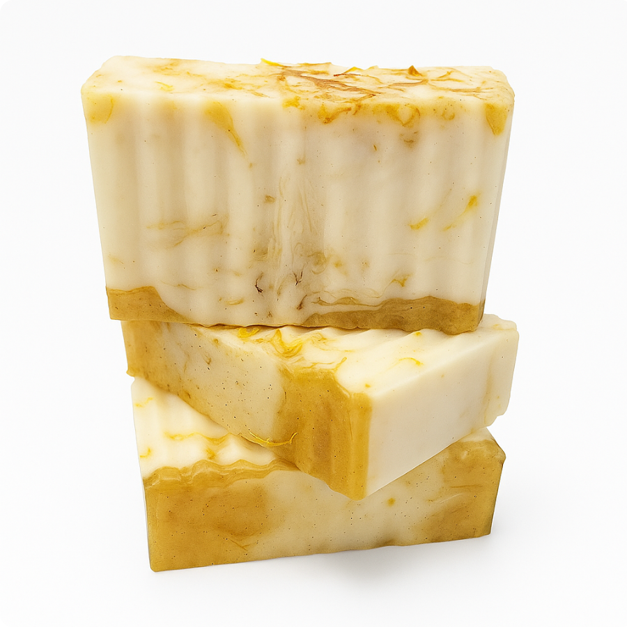 Bare Rahma Glycerin Soap – Unscented with Chamomile & Calendula | 5 oz Bar