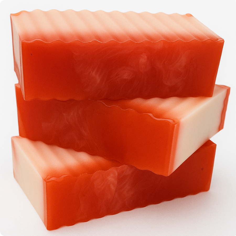 Berry Bliss Glycerin Soap – Strawberry & Hibiscus | 5 oz Bar